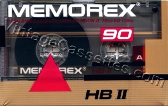 Memorex Memorex HB II 1987–88 Type II Cassette Tape