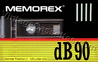 Memorex Memorex dB 1991–92 Type I Cassette Tape
