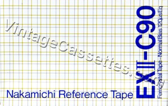 Nakamichi Nakamichi EXII Type I 1983–89 Type I Cassette Tape