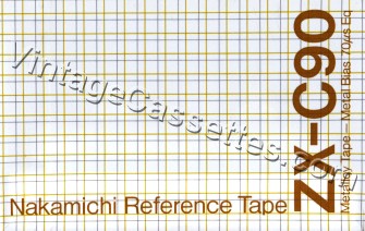 Nakamichi Nakamichi ZX Type IV 1983–89 Type IV Cassette Tape