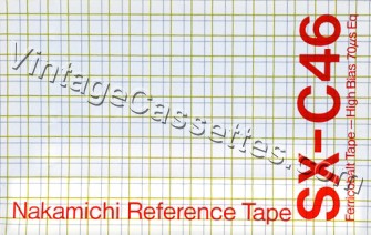Nakamichi Nakamichi SX Type II 1983–89 Type II Cassette Tape