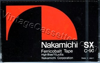 Nakamichi Nakamichi SX 1978–82 Type II Cassette Tape