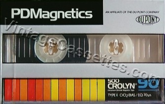PDM PDM 500 Crolyn 1983–86 Type II Cassette Tape