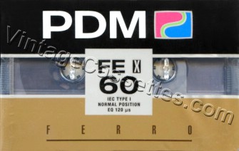 PDM PDM FE Type I 1990–92 Type I Cassette Tape
