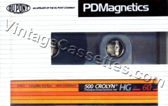 PDM PDM 500 Crolyn HG 1983–86 Type II Cassette Tape