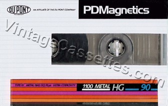 PDM PDM 1100 Metal HG Type IV 1983–86 Type IV Cassette Tape