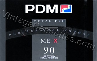 PDM PDM ME-X 1990–92 Type IV Cassette Tape