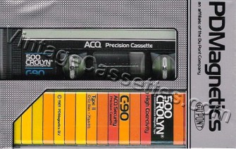 PDM PDM 500 Crolyn 1981–83 Type II Cassette Tape