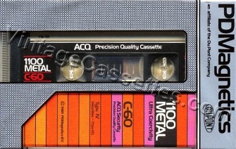 PDM PDM 1100 Metal 1981–83 Type IV Cassette Tape