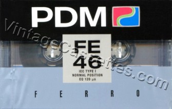 PDM PDM FE Type I 1990–92 Type I Cassette Tape