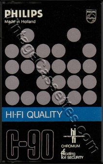 Philips Philips Hi-Fi C-90 1975–77 Type II Cassette Tape