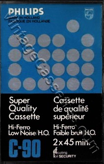 Philips Philips Super Quality C-90 1971–74 Type I Cassette Tape