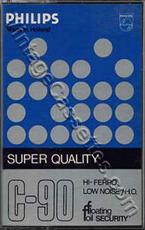 Philips Philips Super C-90 1975–77 Type I Cassette Tape