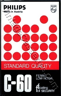 Philips Philips Standard C-60 1975–77 Type I Cassette Tape