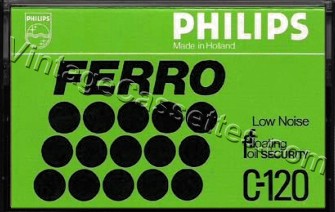 Philips Philips Ferro C-120 1978–81 Type I Cassette Tape