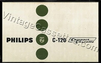 Philips Philips C-120 1966–70 Type I Cassette Tape