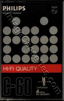 Philips Philips Hi-Fi C-60 1975–77 Type II Cassette Tape