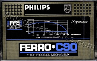 Philips Philips Ferro 1981–83 Type I Cassette Tape