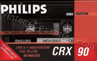 Philips Philips CRX 1987–88 Type II Cassette Tape