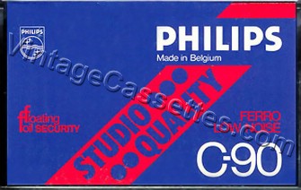 Philips Philips Studio Quality C-60 Type I Budget Tape 1978–81 Type I Cassette Tape