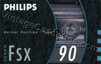 Philips Philips FSX 1990–93 Type I Cassette Tape