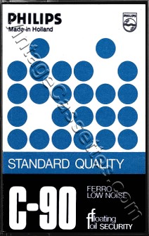 Philips Philips Standard C-90 1975–77 Type I Cassette Tape