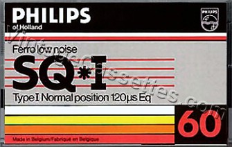 Philips Philips SQ I 60 Type I Budget Tape 1984–85 Type I Cassette Tape