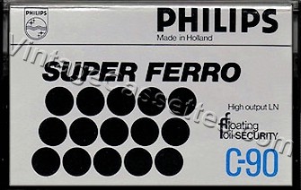 Philips Philips Super Ferro 1978–81 Type I Cassette Tape