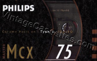 Philips Philips MCX 1990–93 Type II Cassette Tape