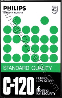 Philips Philips Standard C-120 1975–77 Type I Cassette Tape