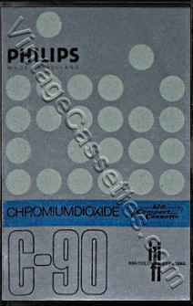 Philips Philips Chromiumdioxide C-90 1971–74 Type II Cassette Tape