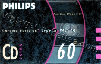 Philips Philips CD Type II 1990–93 Type II Cassette Tape