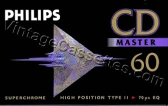 Philips Philips CD Master 1994–96 Type II Cassette Tape