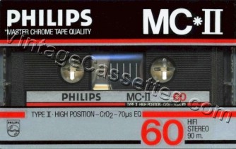 Philips Philips MC II 1985–86 Type II Cassette Tape