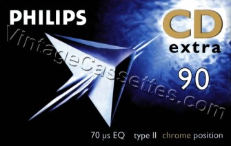 Philips Philips CD Extra 1997–99 Type II Cassette Tape