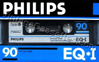 Philips Philips EQ-1 90 Type I Budget Tape 1987–88 Type I Cassette Tape