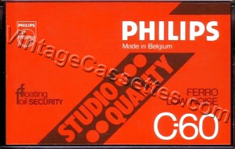 Philips Philips Studio Quality C-60 Type I Budget Tape 1978–81 Type I Cassette Tape
