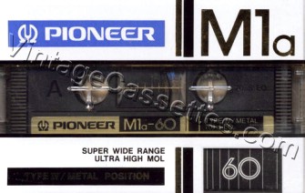 Pioneer Pioneer M1a 1982–83 Type IV Cassette Tape