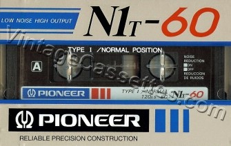 Pioneer Pioneer N1T Type I 1985–86 Type I Cassette Tape