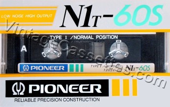 Pioneer Pioneer N1T-S Type I 1985–86 Type I Cassette Tape