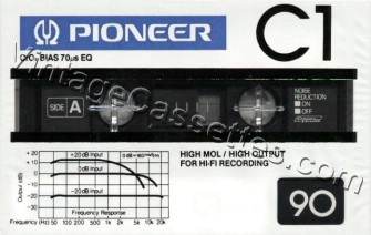 Pioneer Pioneer C1 1981–82 Type II Cassette Tape