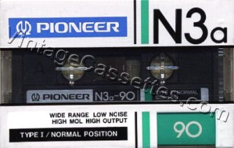 Pioneer Pioneer N3a 1982–83 Type I Cassette Tape