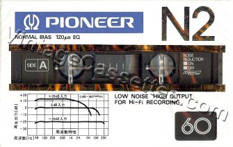 Pioneer Pioneer N2 Type I 1981–82 Type I Cassette Tape