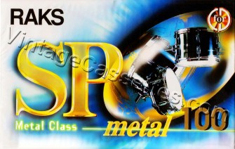 RAKS RAKS SP Metal Type IV 1996–98 Type IV Cassette Tape