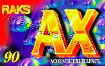 RAKS RAKS AX Type I Budget Tape 1996–98 Type I Cassette Tape