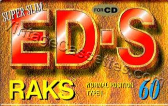 RAKS RAKS ED-S Slim 1993–95 Type I Cassette Tape