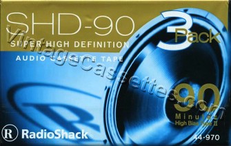 Radioshack/Realistic RadioShack SHD Type II 2001–00 Type II Cassette Tape
