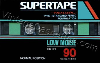 Radioshack/Realistic Realistic Low Noise 1992–94 Type I Cassette Tape