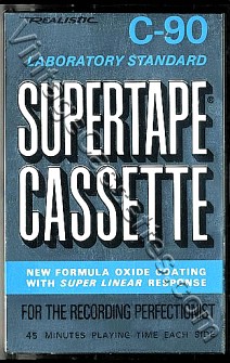 Radioshack/Realistic Realistic Supertape Type I 1973–77 Type I Cassette Tape