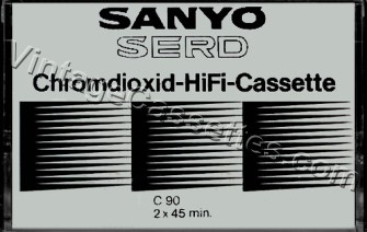 Sanyo Sanyo Chromdioxid-HiFi Type II Eastern Europe? 1980–83 Type II Cassette Tape